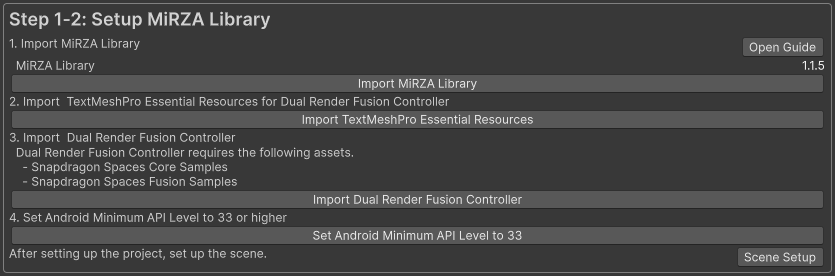 SetupMirzaLibrary