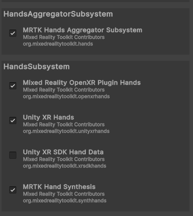 Newer MRTK Input